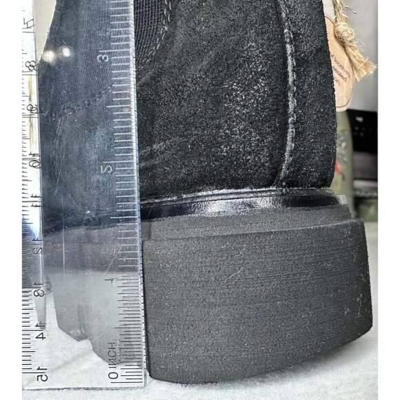 Sofft Amanda Black Waterproof Leather/Suede Chelsea Booties Size 9.5 Aqua - Picture 13 of 15